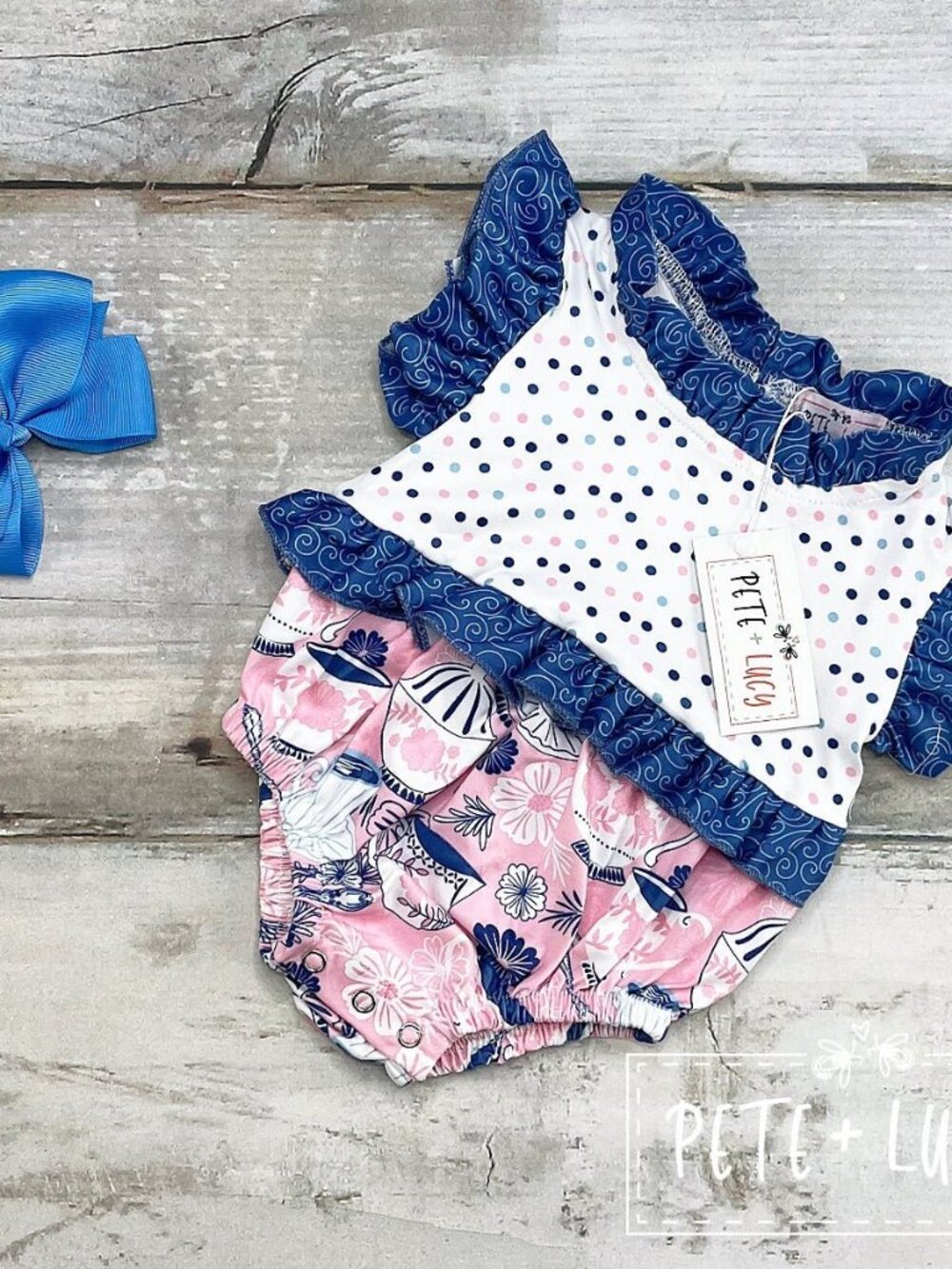 Vintage Tea Party Romper